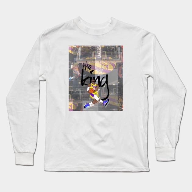 lebron james Long Sleeve T-Shirt by atiatiaman